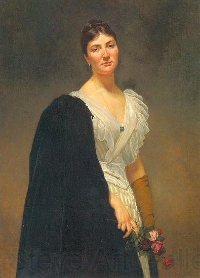 Henryk Rodakowski Maria Wozniakowska, artist's daughter Germany oil painting art